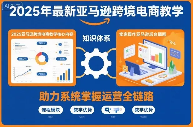 2025年最新亚马逊跨境电商教学，助力卖家系统掌握亚马逊运营全链路知识 - 付费阅读