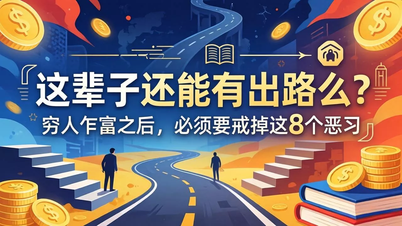 关于人生两篇付费文章【这辈子还能有出路么?】【穷人乍富之后,必须要戒掉这8个恶习】 关于人生两篇付费文章【这辈子还能有出路么?】【穷人乍富之后,必须要戒掉这8个恶习】