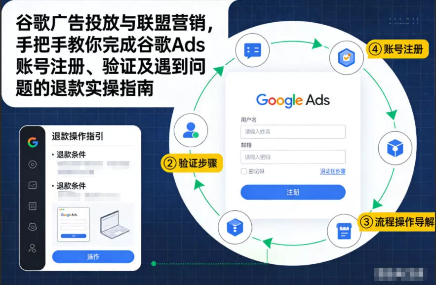 谷歌广告投放与联盟营销，手把手教你完成谷歌Ads账号注册、验证及遇到问题的退款实操指南 - 付费阅读