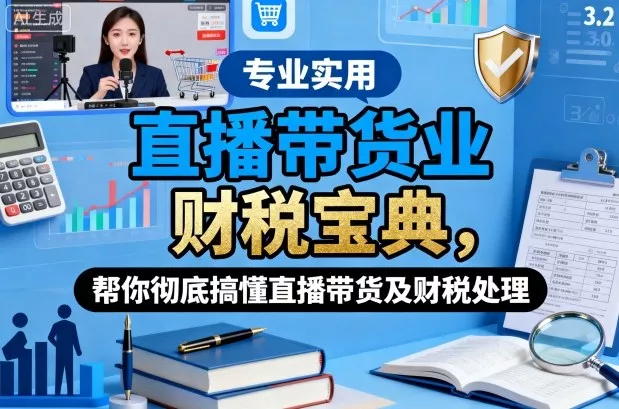 直播带货业财税宝典，帮你彻底搞懂直播带货及财税处理 - 付费阅读