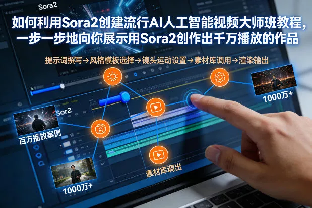 如何利用Sora2创建流行AI人工智能视频大师班，一步一步地向你展示用Sora2创作出千万播放的作品 - 付费阅读