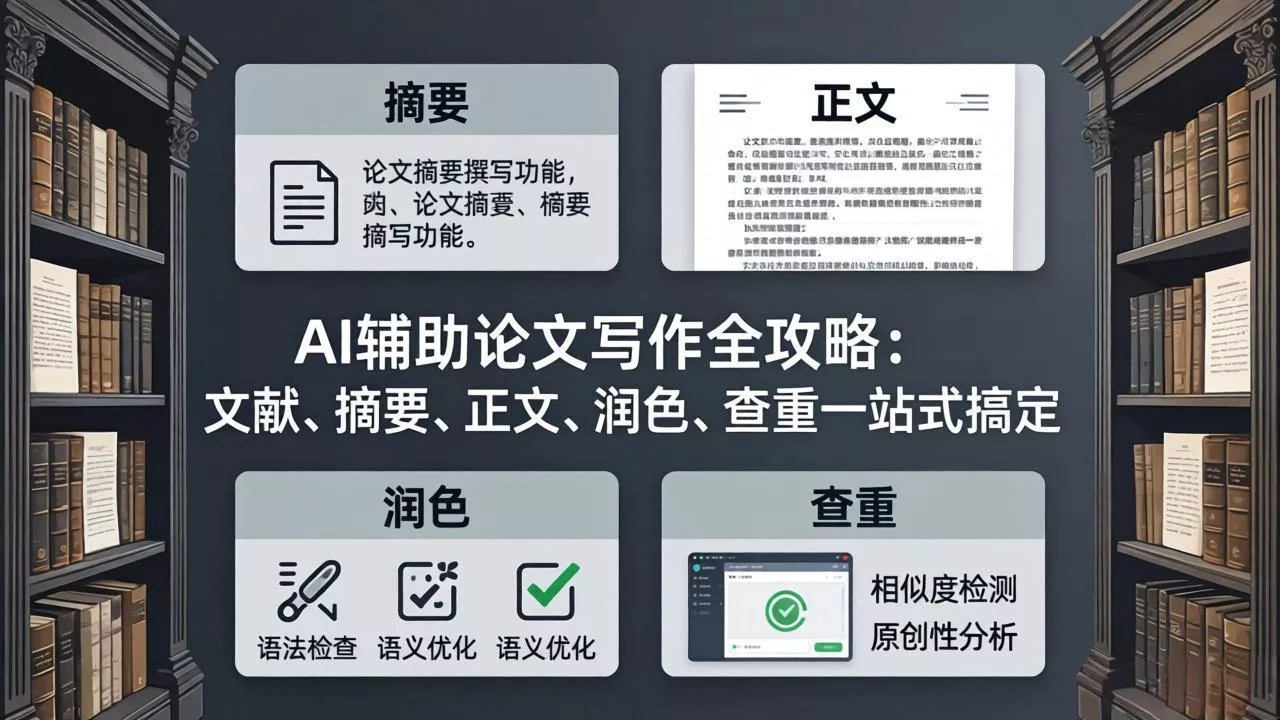 AI辅助论文写作全攻略：文献、摘要、正文、润色、查重一站式搞定 - 付费阅读