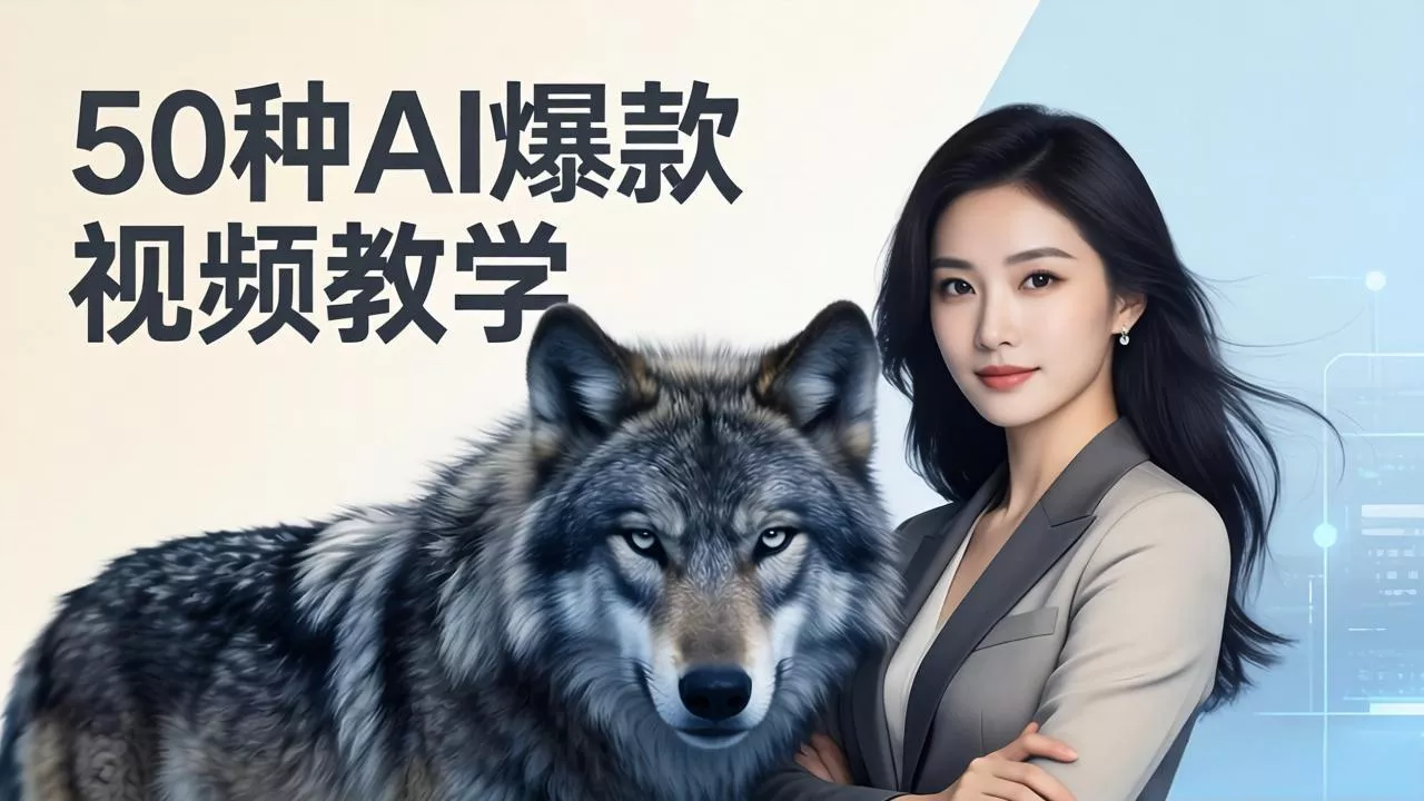 50种AI爆款视频教学：影视级古诗词+治愈萌宠+山海经蛟龙，高阶宝典商业落地 - 付费阅读