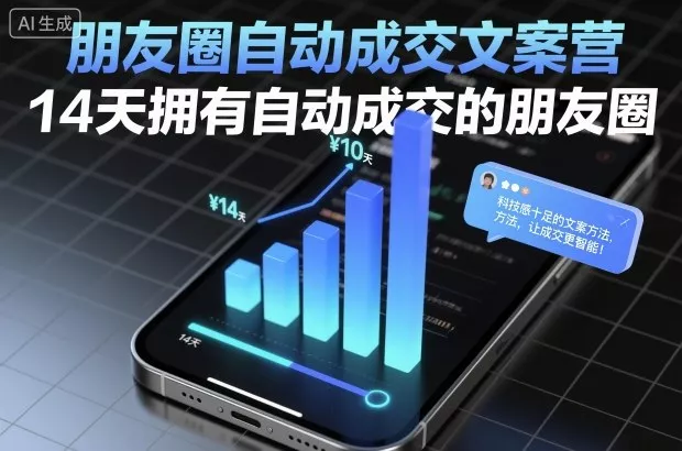 朋友圈自动成交文案营，14天拥有自动成交的朋友圈 - 付费阅读