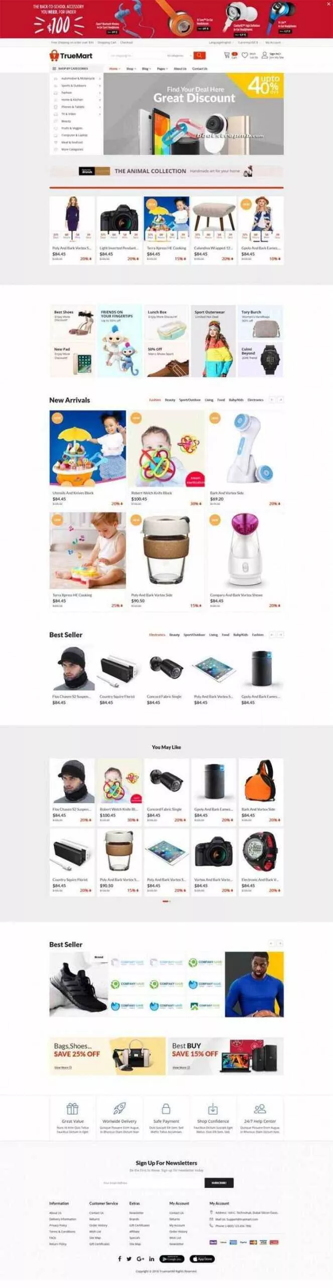 Bootstrap响应式大型综合超市商城 - 付费阅读
