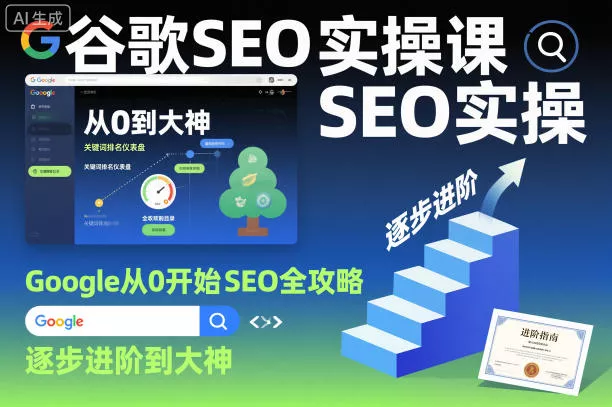 谷歌SEO实操课，Google从0开始SEO全攻略，逐步进阶到大神(更新26年) - 付费阅读