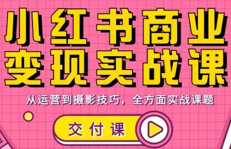 饭饭老师·小红书商业变现实战课 - 付费阅读