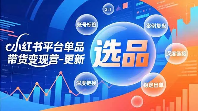 小红书平台单品带货变现营-更新，极致选品、账号标签、案例复盘，深度链接，快速启动稳定出单 - 付费阅读