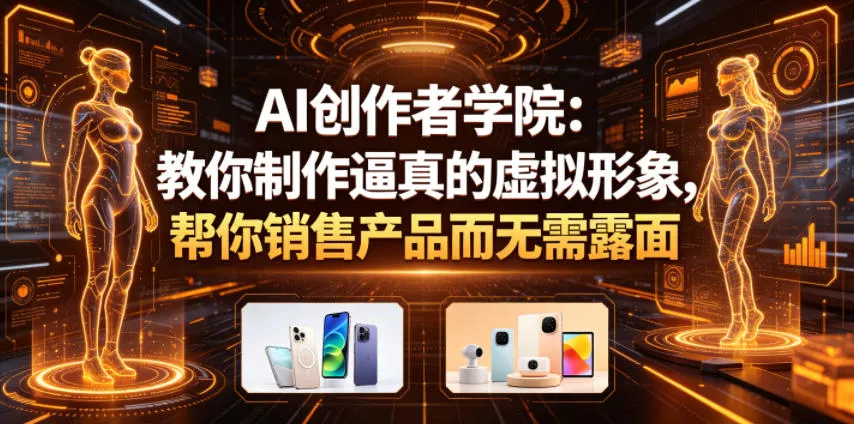 AI创作者学院：教你制作逼真的虚拟形象，帮你销售产品而无需露面【原创双语字幕】 - 付费阅读