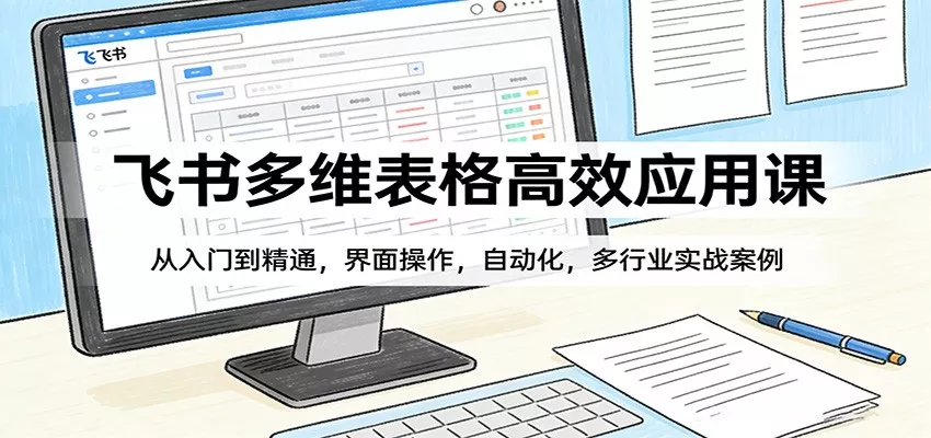 飞书多维表格高效应用课：从入门到精通，界面操作，自动化，多行业实战案例 - 付费阅读