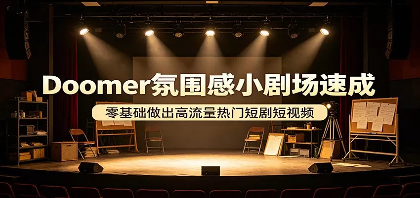 Doomer氛围感小剧场速成，零基础做出高流量热门短剧短视频 - 付费阅读