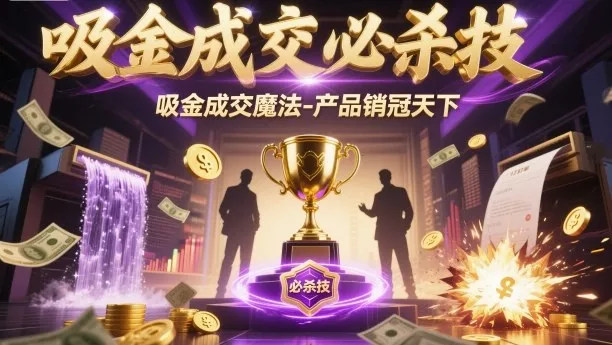 吸金成交必杀技，吸金成交魔法-产品销冠天下 - 付费阅读