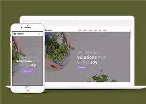 简约创意商业解决方案动态响应式网页模板下载 - 付费阅读