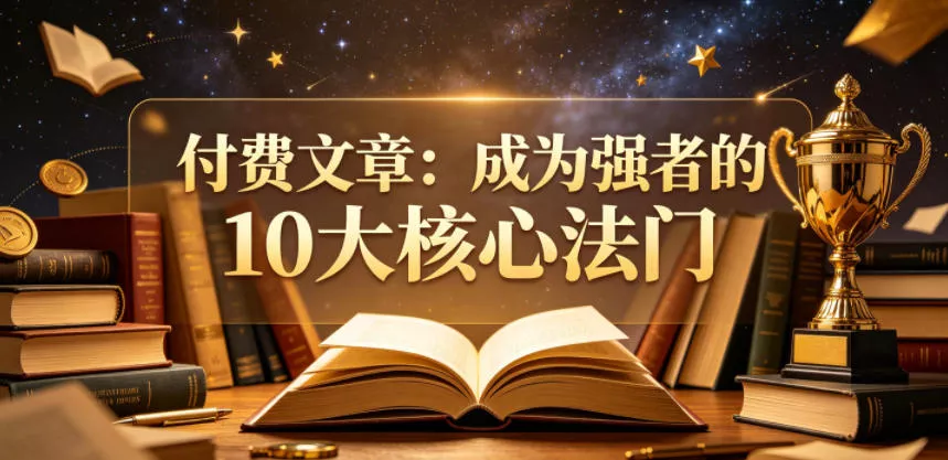 付费文章：成为强者的10大核心法门 - 付费阅读