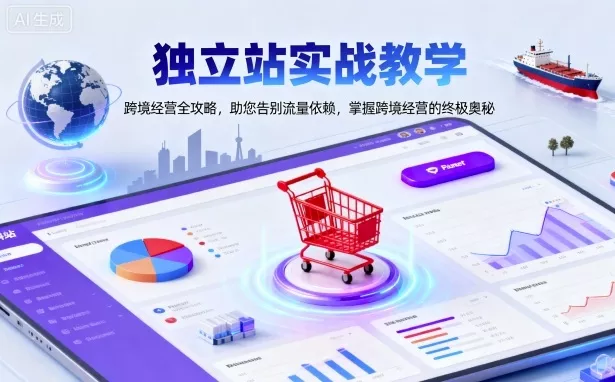 独立站实战教学，跨境经营全攻略，助您告别流量依赖，掌握跨境经营的终极奥 - 付费阅读