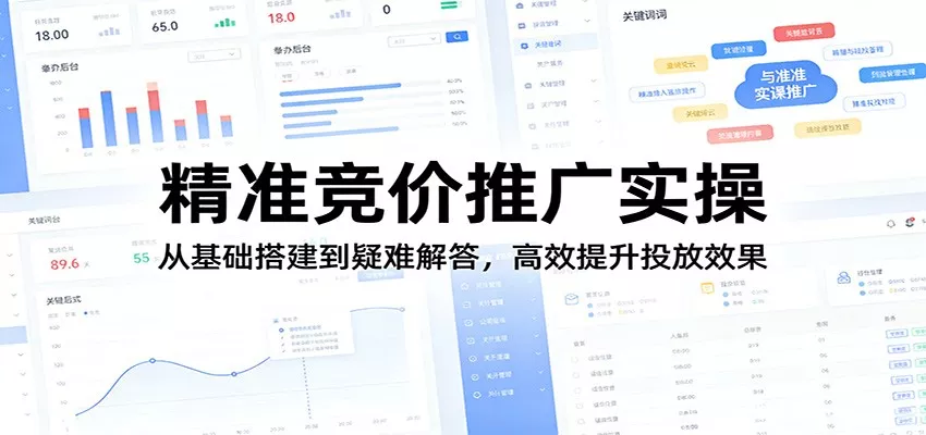 精准竞价推广实操：从基础搭建到疑难解答，高效提升投放效果 - 付费阅读