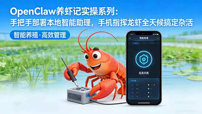OpenClaw养虾记实操系列：手把手部署本地智能助理，手机指挥龙虾全天候搞定杂活 - 付费阅读