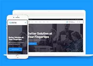 智能科技IT软件公司HTML5模板 - 付费阅读