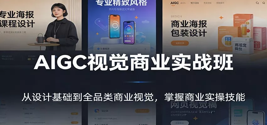 AIGC视觉商业实战班：从设计基础到全品类商业视觉，掌握商业实操技能 - 付费阅读