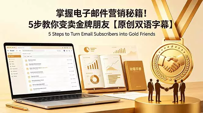 掌握电子邮件营销秘籍！5步教你变卖金牌朋友【原创双语字幕】 - 付费阅读