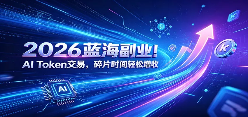 2026蓝海副业！AI Token交易，碎片时间轻松增收 - 付费阅读
