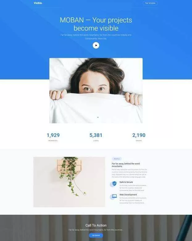 产品开发服务设计公司网站html模板 - 付费阅读