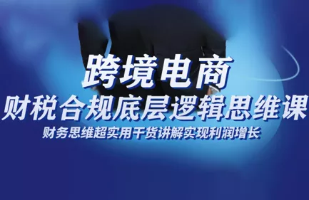 跨境电商财稅合规底层逻辑思维课 - 付费阅读