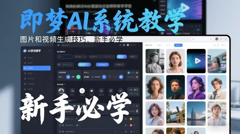 即梦AI系统教学，图片和视频生成技巧，新手必学 - 付费阅读
