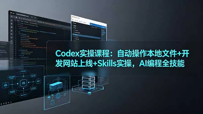 Codex实操课程：自动操作本地文件+开发网站上线+Skills实操，AI编程全技能 - 付费阅读