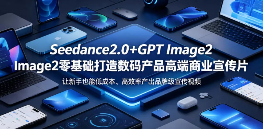 Seedance2.0+GPT Image2零基础打造数码产品高端商业宣传片，让新手也能低成本、高效率产出品牌级宣传视频 - 付费阅读