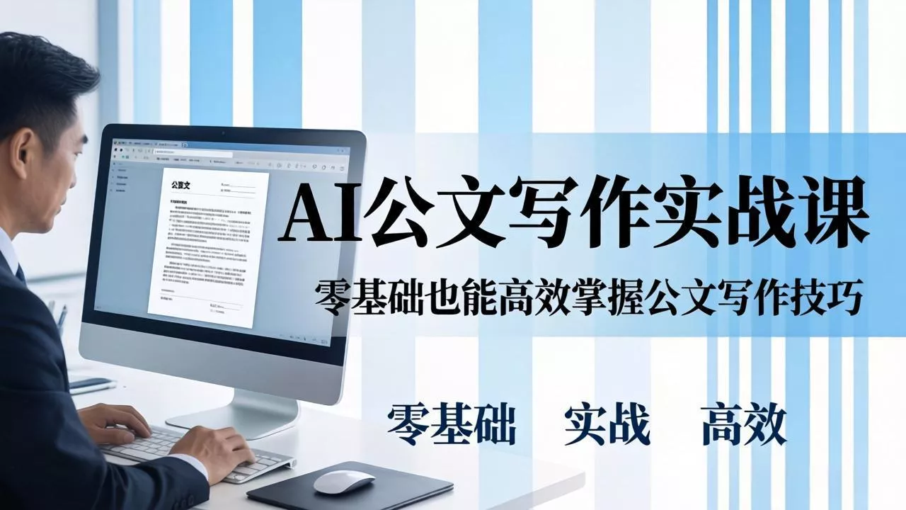 AI 公文写作实战课：零基础掌握格式规范与 5 大文种，用 AI 高效写出合格材料 - 付费阅读