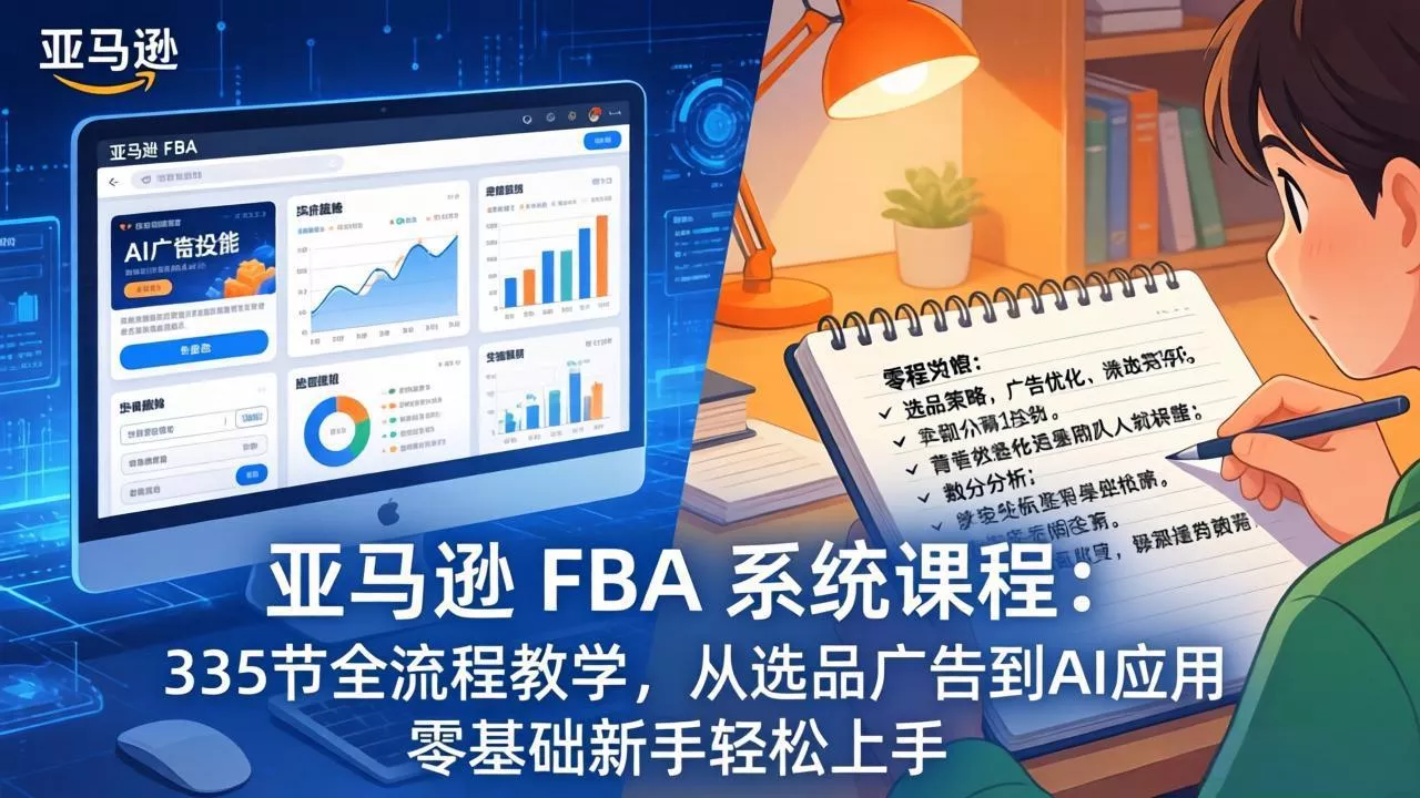 亚马逊 FBA 系统课程(更新26年3月 - 付费阅读