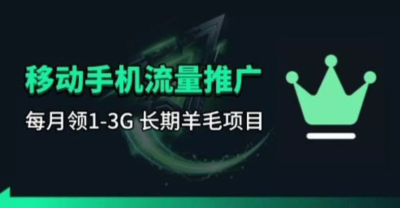 手机流量领取推广_每月一轮，刚需类的长期项目 - 付费阅读