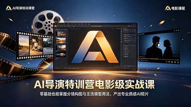 AI导演特训营电影级实战课，零基础也能掌握分镜构图与主流模型用法，产出专业质感AI短片 - 付费阅读