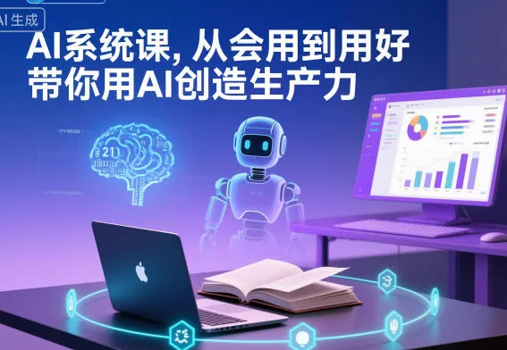 AI系统课，从会用到用好，带你用AI创造生产力 - 付费阅读