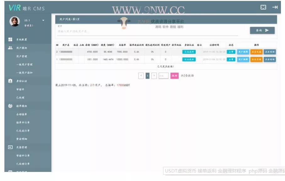 图片[3] - USDT虚拟货币 接单返利 金融理财程序 - 付费阅读