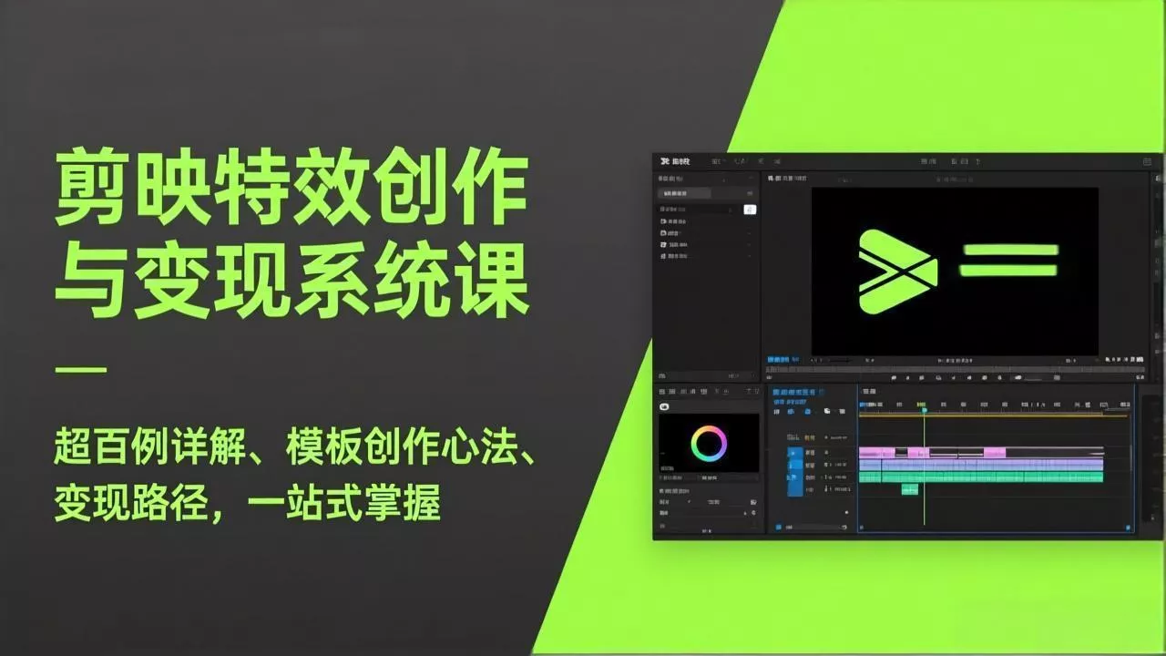 剪映特效创作与变现系统课，超百例详解、模板创作心法、变现路径，一站式掌握 - 付费阅读
