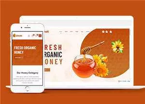 农家蜂蜜网上销售HTML5模板下载 - 付费阅读