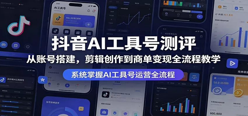 抖音AI工具号测评：从账号搭建，剪辑创作到商单变现全流程教学 - 付费阅读