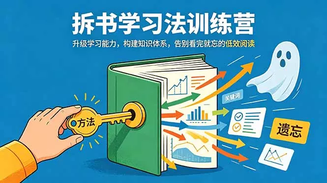 拆书学习法训练营，升级学习能力，构建知识体系，，告别看完就忘的低效阅读 - 付费阅读