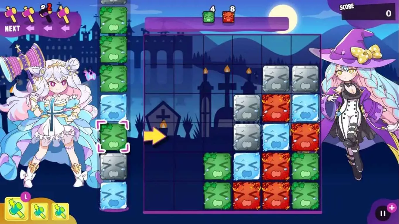 【美版】横行方块之魔锤 .Refreshing Sideways Puzzle Ghost Hammer 中文