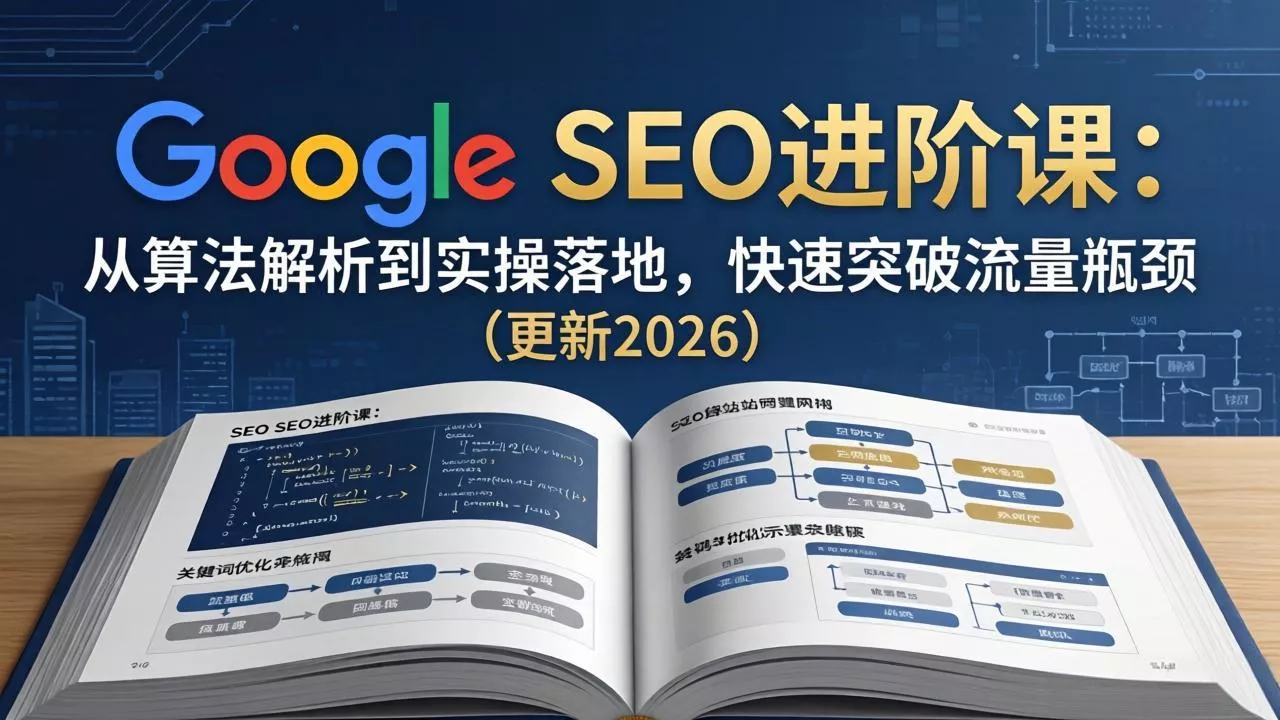 Google SEO进阶课：从算法解析到实操落地，快速突破流量瓶颈(更新2026 - 付费阅读