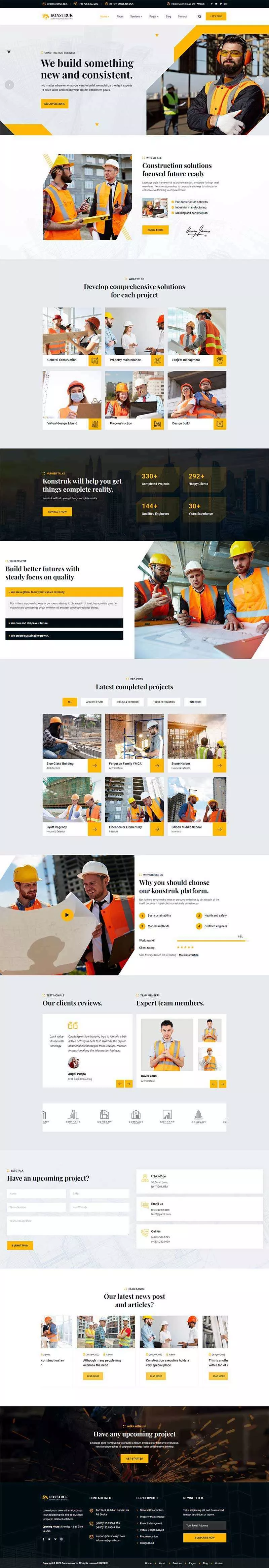 城市开发运营建筑公司网站html模板 - 付费阅读