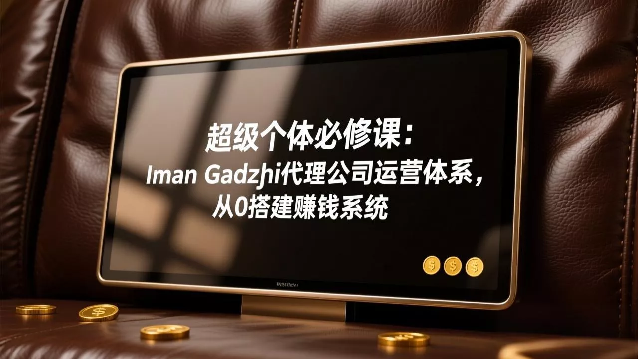 超级个体必修课：Iman Gadzhi代理公司运营体系，从0搭建赚钱系统 - 付费阅读