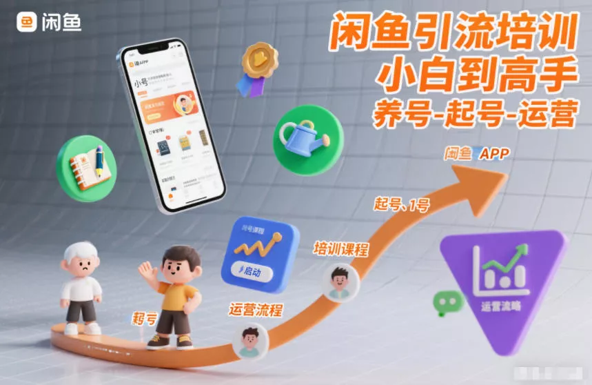 闲鱼引流培训，小白到高手，养号-起号-运营 - 付费阅读