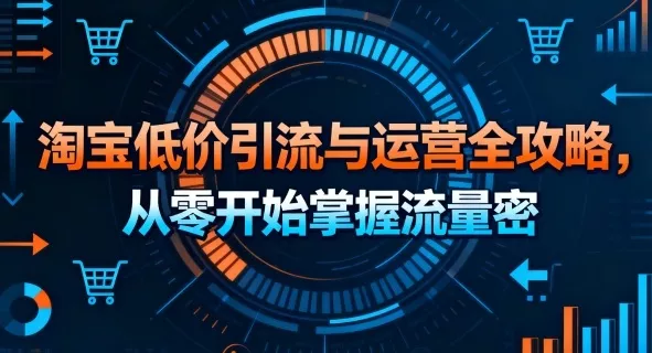 淘宝低价引流与运营全攻略，从零开始掌握流量密码 - 付费阅读