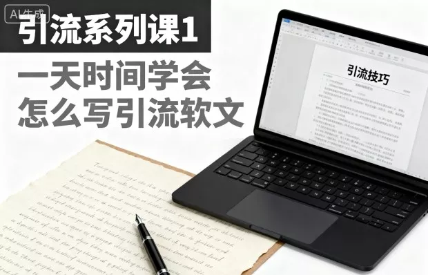 引流系列课1，一天时间学会怎么写引流软文 - 付费阅读