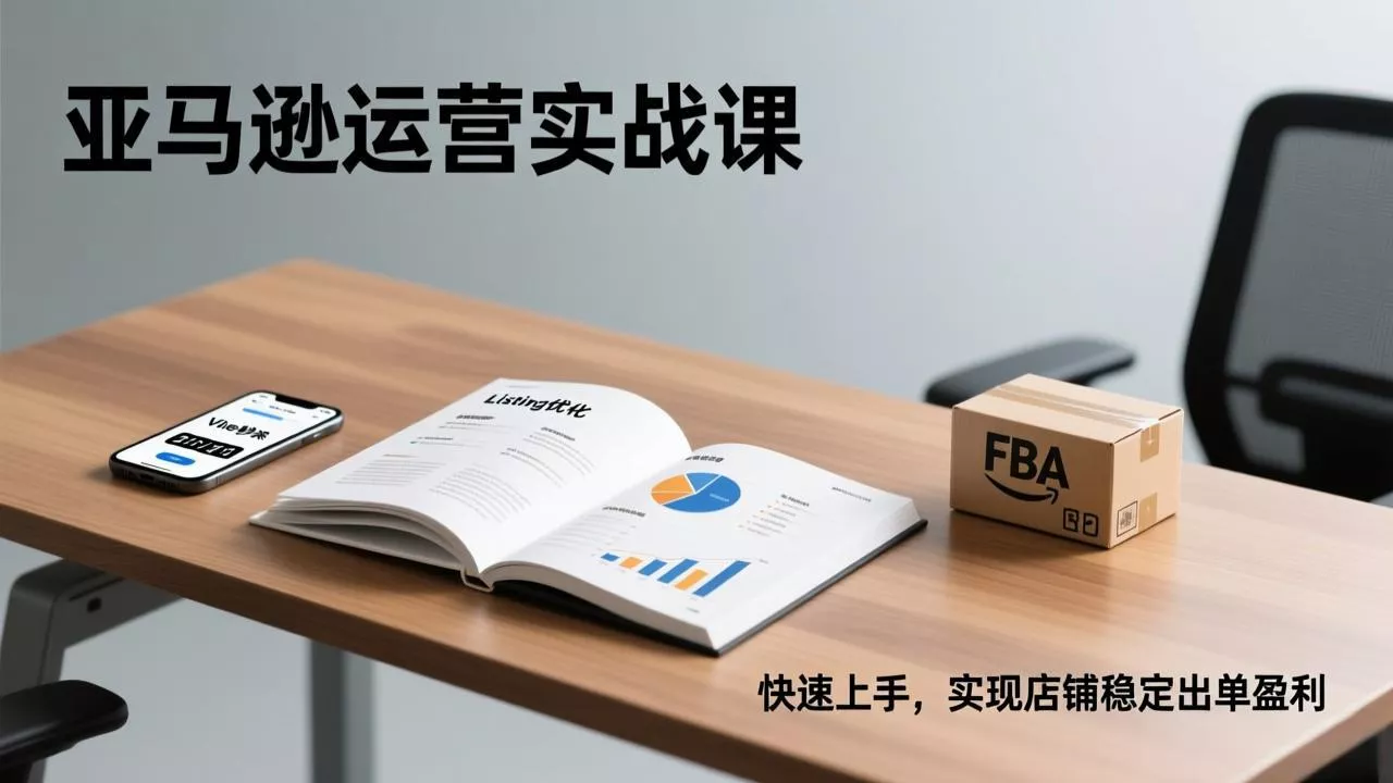 亚马逊运营实战课，Listing优化、Vine秒杀、FBA发货，快速上手，实现店铺稳定出单盈利 - 付费阅读