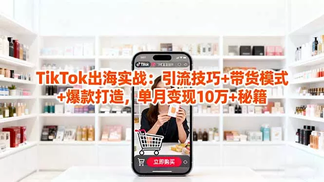 「TikTok出海实战」引流技巧+带货模式+爆款打造，单月变现10万+秘籍 - 付费阅读