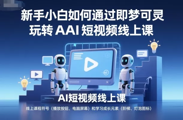 新手小白如何通过即梦可灵玩转AI短视频线上课 - 付费阅读